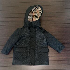 Burberry Black Quilted Kids Puffer Jacket